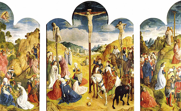 Triptyque du Calvaire, 1465-68, Hugo van der Goes