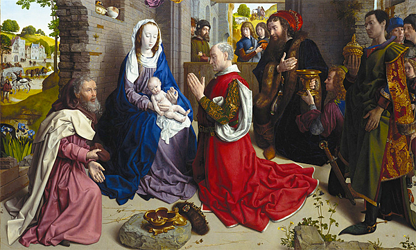 Adoration des Mages, Hugo van der Goes