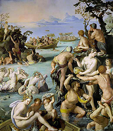 La Pêche aux perles, 1570-1572, Alessandro Allori 