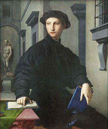 Retrato de Ugolino Martelli, hacia 1537, Bronzino, Berlín, Staatliche Museen
