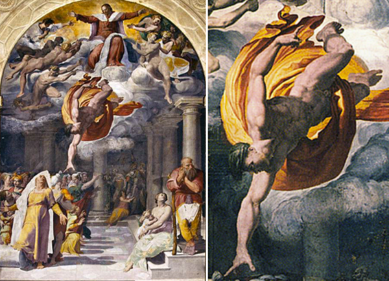 Conception de saint Jean-Baptiste, vers 1555, Pellegrino Tibaldi (Bologne, San Giacomo Maggiore)