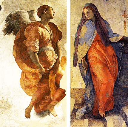 Anunciación, 1526-1528, Pontormo, Florencia, Santa Felicità