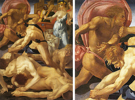 Las hijas de Jethro, Rosso Fiorentino