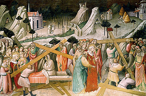 Découverte de la Croix, Agnolo Gaddi, Florence, Santa Croce