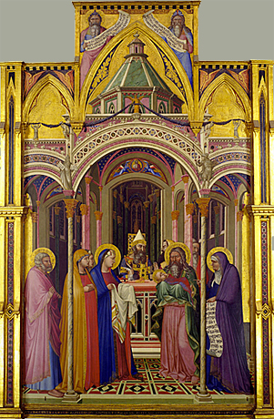Présentation au Temple, 1342 Ambrogio Lorenzetti