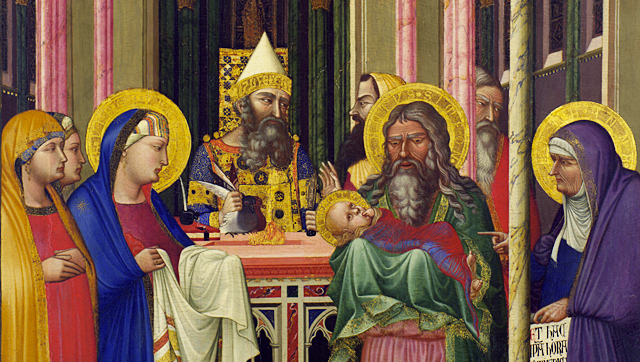 Presentación de Jesús en el Templo, 1342, Ambrogio Lorenzetti