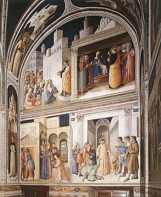 Frescos de la Capilla Niccolina, 1446-1447, Fra Angelico, Roma