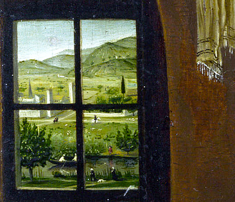 Saint Jérôme dans étude, paysage, Antonello da Messina
