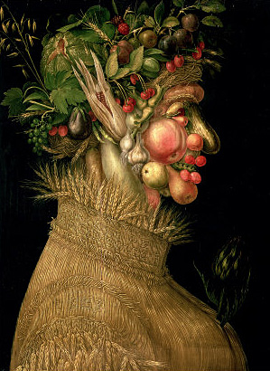 Retrato de Rodolfo II de Habsburgo en Vertumno, 1591, Giuseppe Arcimboldo