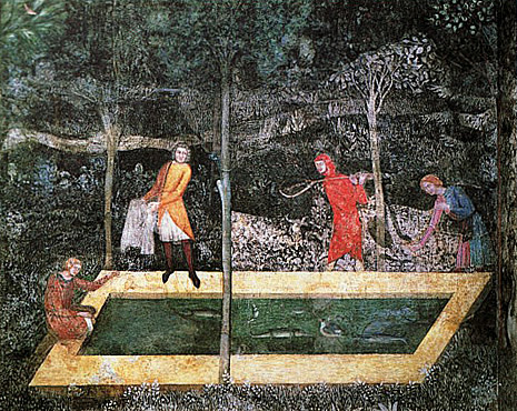 Cámara del Ciervo, fresco, 1343