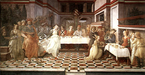 Banquete de Herodes, Filippo Lippi