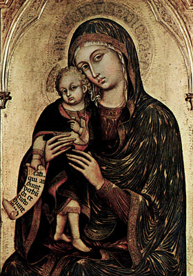Vierge à l'Enfant, Barnaba da Modena, Turin, Galleria Sabauda