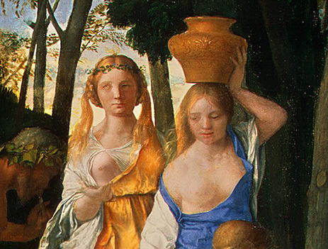 Festin des dieux, Giovanni Bellini et Titien