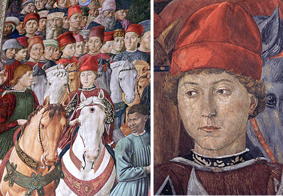 Portrait de Galeazzo Maria Sforza, Benozzo Gozzoli