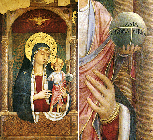 Virgen con el Niño bendiciendo, Benozzo Gozzoli