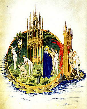 Adan y Eva expulsados del Paraíso, Hermanos Limbourg