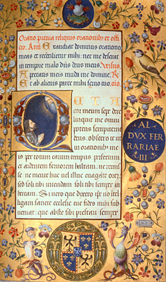Libro de Horas de Alfonso I d’Este, 1505-1512, Matteo da Milano