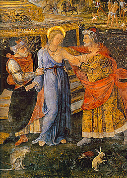 Suzanne et les vieillards, Pinturicchio