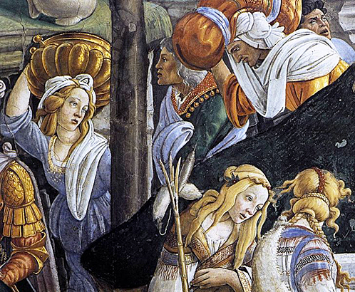 Vida de Moisés, Sandro Botticelli 