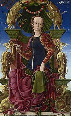 Muse Calliope, 1455-1460, Cosmè Tura