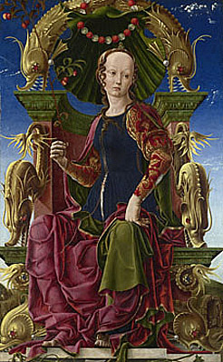 Musa Calíope, 1455-1460, Cosmè Tura