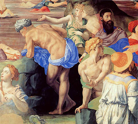 Passage de la mer Rouge,1541-1542, Bronzino