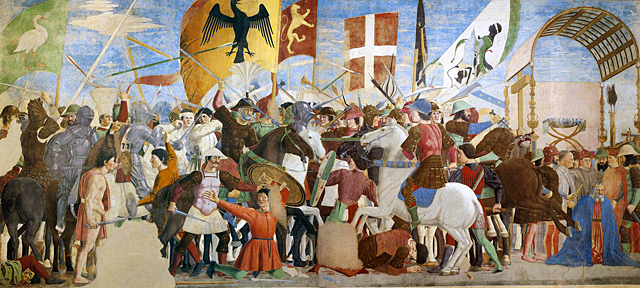 Défaite de Chosroes, 1452-1466, Piero della Francesca