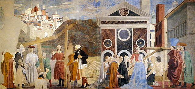 Découverte de la Vraie Croix, 1452-1466, Piero della Francesca