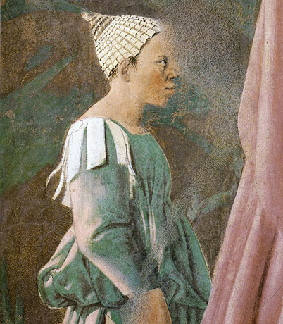 Encuentro de Salomón con la reina de Saba, Piero della Francesca