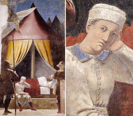 Sueño de Constantino, Piero della Francesca