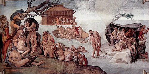 Le Déluge, 1508-1509, Michel-Ange