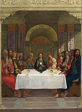 La dernière Cène, Ercole de' Roberti, Londres, National Gallery)