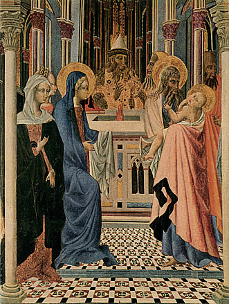 La Présentation au Temple, 1447-1449, Giovanni di Paolo, Sienne