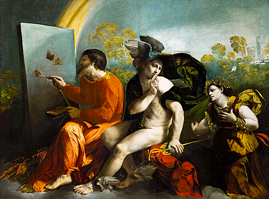 Jupiter, Mercure et Vertu, Dosso Dossi