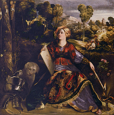 Alcyne, Mélisse ou la Magicienne Circé, 1515-1516, Dosso Dossi, Rome