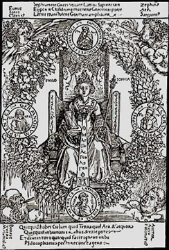 Alegoría de la Filosofía, 1502, Durero