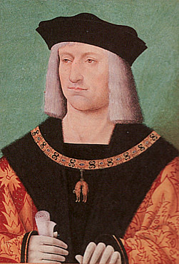 Maximiliano I con la Orden del Toisón de Oro