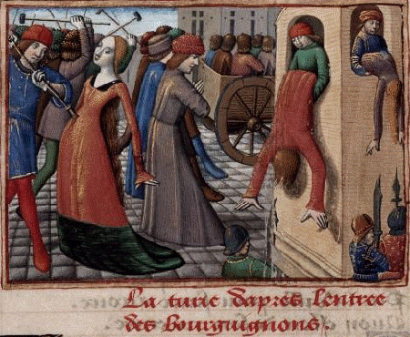 Los Borgoñones entran en París, Martial d'Auvergne