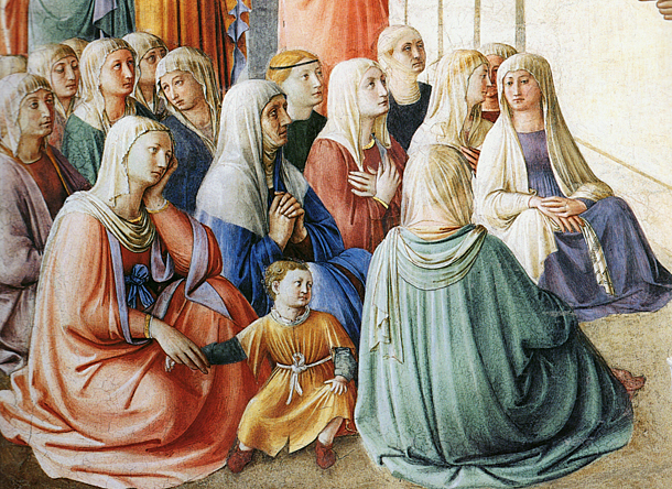 Prédication de saint Étienne, 1447-1449, Fra Angelico, Vatican, Chapelle Niccolina