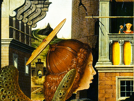 Annonciation, vers 1465-1469, Francesco del Cossa Annonciation, vers 1465-1469, Francesco del Cossa