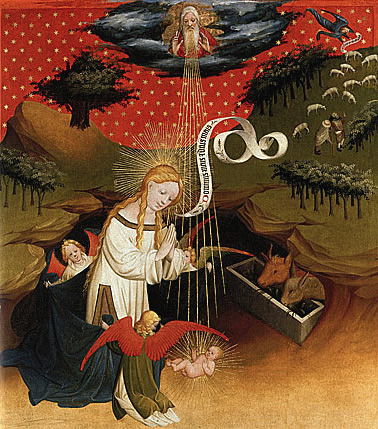 La Natividad, hacia 1424-1436, Maestro Francke