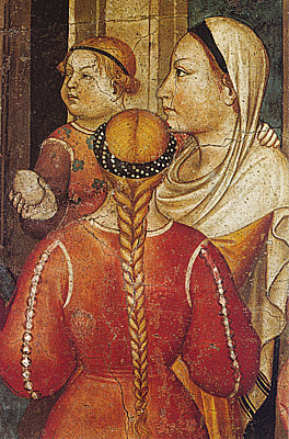 La Remise des orphelins à leurs parents adoptifs, 1386, Niccolò di Pietro Gerini, Florence, Museo del Bigallo