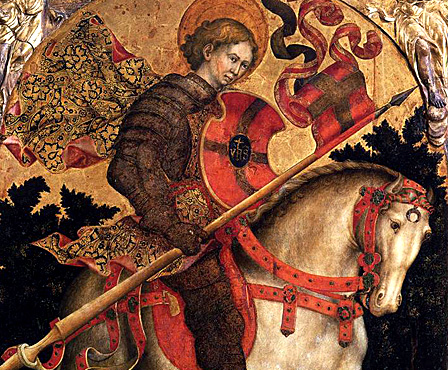 Saint Chrysogone à cheval, Michele Giambono