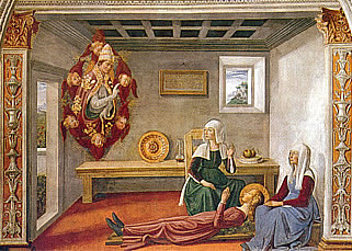 Histoire de santa Fina, Domenico Ghirlandaio, San Gimignano