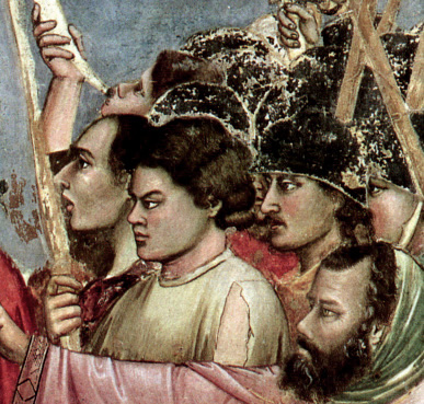 Arrestation de Jésus, 1304-1306, Giotto