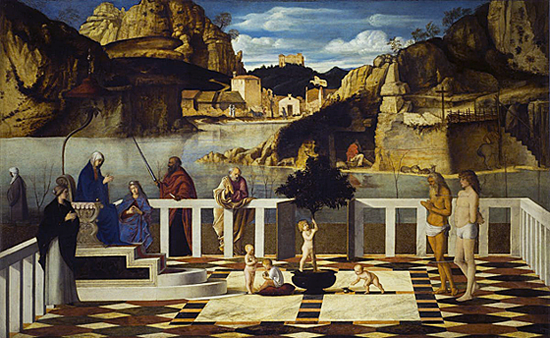 Allégorie Sacrée, entre 1490 et 1500, Giovanni Bellini Allégorie Sacrée, entre 1490 et 1500, Giovanni Bellini