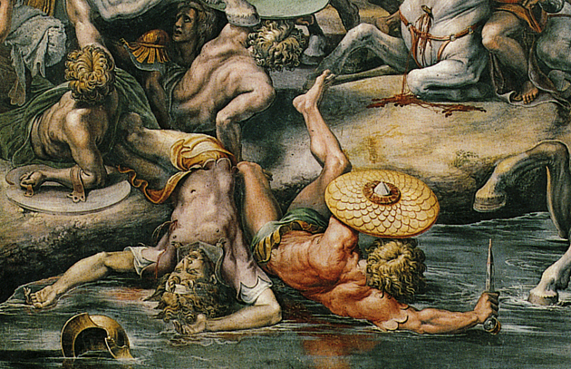 Bataille du pont Milvius, Giulio Romano