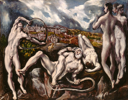 Laocoonte y sus hijos, 1607, El Greco, Washington, Nacional Gallery