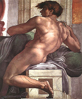 Ignudo, 1511, Miguel Ángel