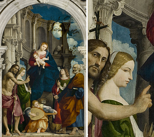 Madone et Saints, 1515-1516, Il Pordenone Madone et Saints, 1515-1516, Il Pordenone